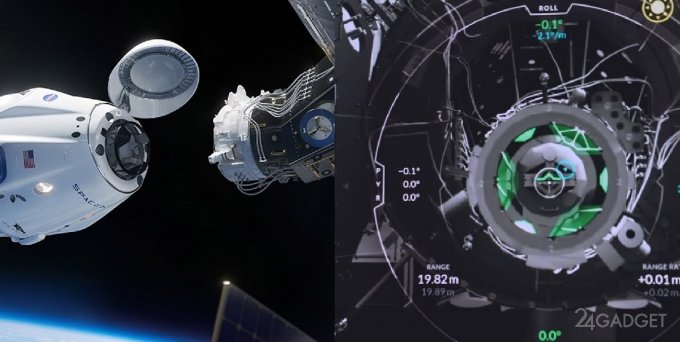 Запущен общедоступный браузерный симулятор стыковки МКС и пилотируемого корабля SpaceX Crew Dragon (2 видео)