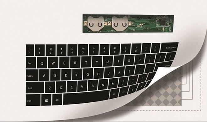 Американцы создали бумажную компьютерную клавиатуру (видео)
