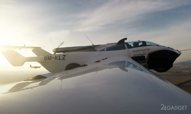 Первый полет автомобиля AirCar компании Klein Vision прошел успешно (2 фото + видео)