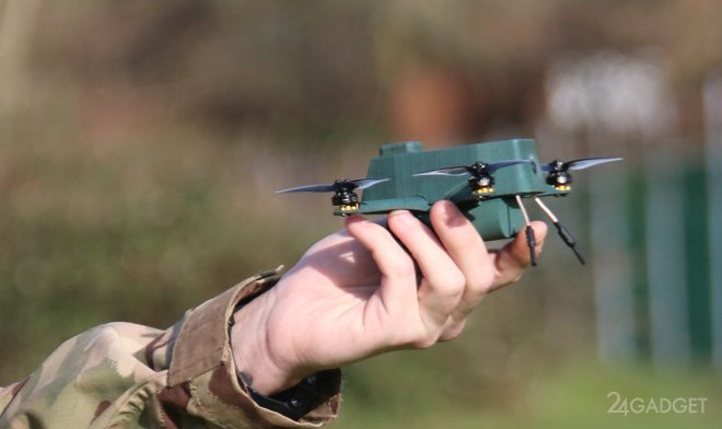 Компактный дрон Bug прошел испытание в частях армии Великобритании (4 фото)