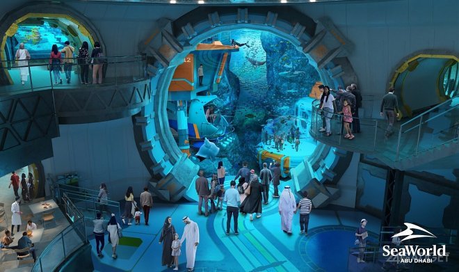 ОАЭ строят крупнейший в мире аквариум (4 фото)