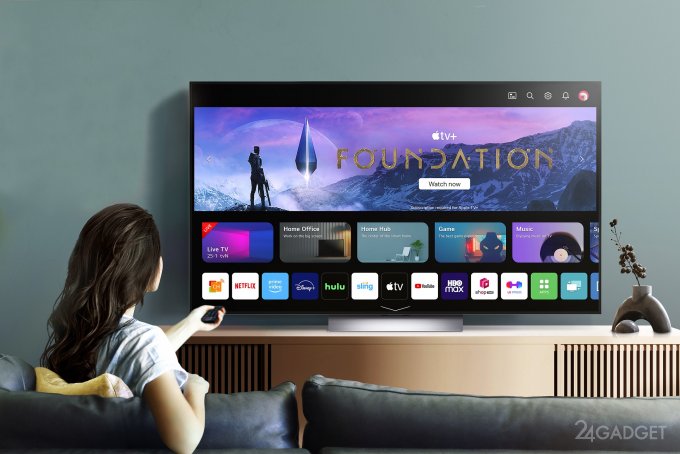 LG показала свои новые технологичные OLED телевизоры на выставке CES 2023 (4 фото)