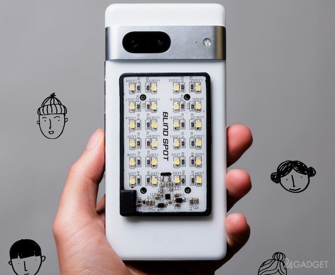 Выпущена карманная светоаппаратура для смартфона (2 фото + виде)