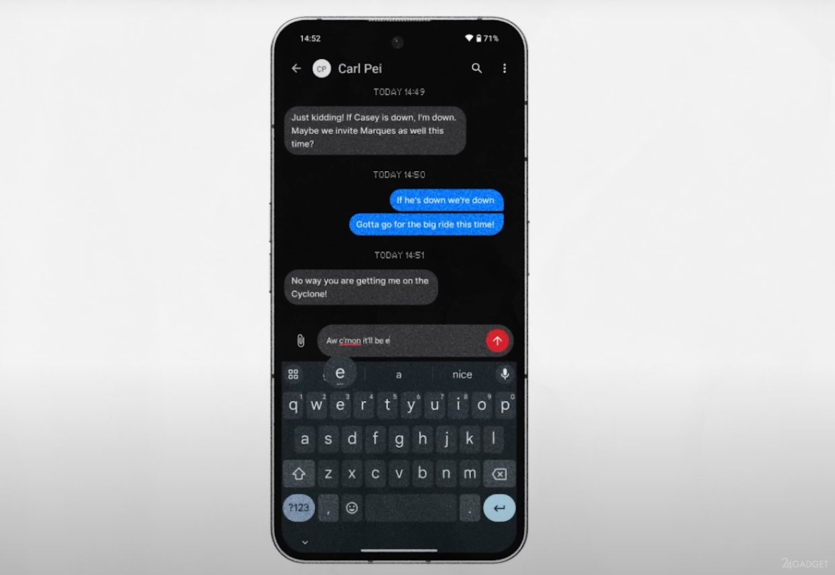 Компания Nothing сделала iMessage для Android (видео) » 24Gadget.Ru ::  Гаджеты и технологии