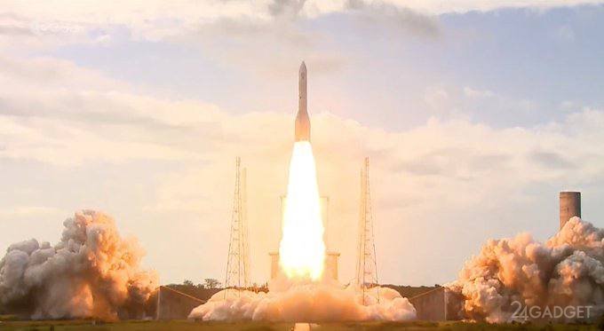 В Европе успешно запустили ракету Ariane 6 (2 фото)