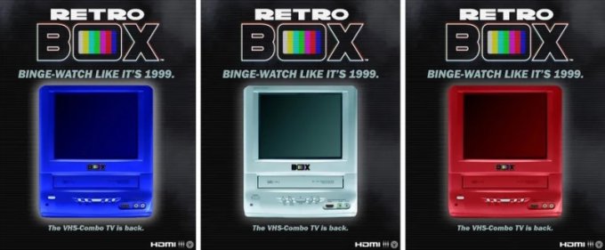 RetroBox представила телевизор со встроенным VHS-проигрывателем и набором старых разъёмов