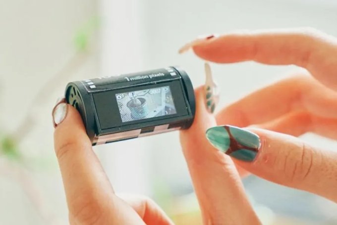 Крошечную камеру OPT100 Neo Film в форме катушки с плёнкой оценили в $40 (3 фото)