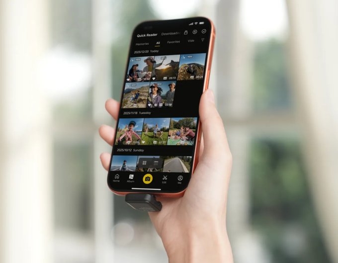 Insta360 выпустила портативный SSD для смартфонов и экшен-камер (4 фото)